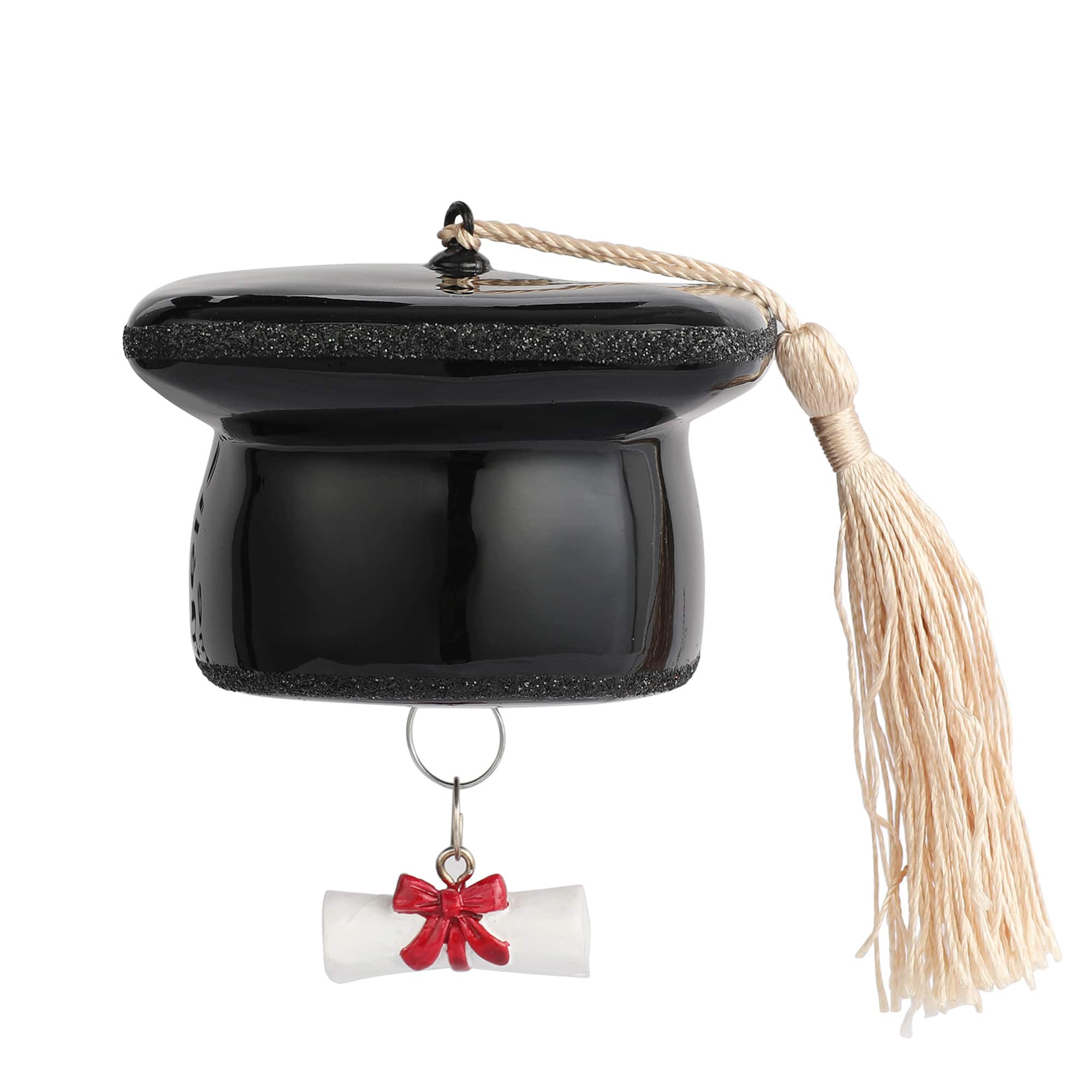 3" Graduation Cap Glass Ornament by Ashland®